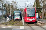 Die KVB-Haltestelle Königsforst. Aufgenommen am 2.4.2019.