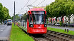 KVB HF6 5329 in Köln Müngersdorf auf der Aachener Straße am 12.06.2024.