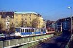 Köln 2028 + 2196, Severinsbrücke, 25.01.2000.
