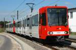 B-Wagen 2313 frisch in Neulack am alten Flughafen Butzweilerhof (07.09.2012)