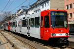 B-Wagen 2324 an der Haltestelle Gleueler Str./Grtel am 07.04.2013.