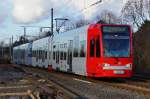 4011 zwischen den Haltestellen Merkenich und Merkenich Mitte am 05.01.2014.