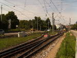 Gleisneubauarbeiten am Eckartshaldenweg für die neue U5 zum Killesberg am 11.07.2011