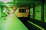 Ein kleiner Eindruck von der Berliner U-Bahn (Hohenzollernplatz) vor der Wende vom Februar 1988.