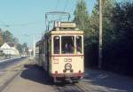 Flensburg Stdtische Strassenbahn: Sonderfahrt mit dem Triebwagen 35 + dem Beiwagen 103.