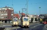 Flensburg Stdtische Strassenbahn SL 1 (Tw 38 / Tw 42) Berliner Platz am 8.