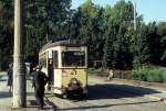 Flensburg Stdtische Strassenbahn SL 1 (Tw 41) Bundesbahnhof am 8.