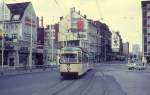 Kiel KVAG SL 4 (DÜWAG-Großraumtriebwagen 245) am 9. Juni 1968.