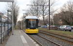 Berlin BVG SL M10 (GT6-12ZRK 4005) Prenzlauer Berg, Danziger Straße / Greifswalder Straße am 27. März 2018.