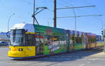 Berliner Straßenbahn Typ GTZO 99 (ex GT6Z) mit der BVG-Nr. 2229 als Linie 16 nach Ahrensfelde (Stadtgrenze) Landsberger Allee/Rhinstr. am 11.09.19