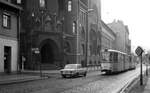 BVB Ost-Berlin__Linie 86 in Alt-Köpenick am Rathaus in Richtung Alt-Schmöckwitz unterwegs.__28-01-1978