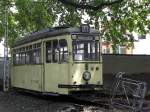 TW 181 aus dem Jahre 1951 der Bogestra. Bis in die 70er-Jahre fuhr der TW im Liniendienst, danach mute er als Arbeitswagen herhalten.
Seit 1986 steht er im Heimatmuseum  Unser-Fritz  in Wanne-Eickel. Leider kann man den stndigen Verfall der Fahrzeuge regelrecht verfolgen. Der Eintritt im Museum ist frei, ein Ort fr die Brger.