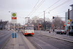 Bremen BSAG SL 4 (Wegmann GT4 3532 + GB4 3732) Schwachhauser Heerstraße / Kirchbachstraße (Hst. Kirchbachstraße) am 29. Dezember 2006. - Scan eines Farbnegativs. Film: Kodak GC 400-8. Kamera: Leica C2.