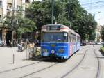 In der rumnischen Stadt Timisoara ist hier auf der Linie 1   eine ehemals Bremer Straenbahn unterwegs.