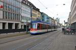 HEAG mobiTram ST13 Wagen 9863 am 18.05.19 in Darmstadt Luisenplatz 