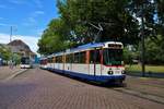 HEAG Mobilo ST12 Wagen 9120 am 04.07.20 in Darmstadt Hauptbahnhof 