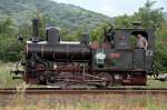 Darmstdter Dampfstraenbahn, am 15.8.2008 zwischen Jugenheim und Alsbach  