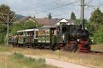 Darmstdter Dampfstraenbahn, am 15.8.2008 zwischen Jugenheim und Alsbach    http://www.historische-heag-fahrzeuge.de/index.html