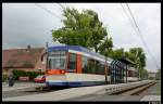 ST13 mit SB9 an der Endstelle Kranichstein Bahnhof. Aufgenommen am 14.05.10