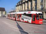 Wagen 9870 am 12 April 2007 vor dem Hauptbahnhof.