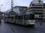 DSW21 ,3 Wagen Bahn,Linie 404 an HS Reinoldikirche zur Westfalenhtte.(03.04.2008)