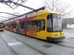 Dresden - Strassenbahn Nr.2510 unterwegs am 10.12.2008