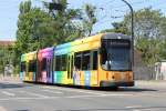 Die 2638 wartete auf die Grnphase am Albertplatz. 20.05.2012