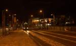 Abendimpressionen Haltestelle Landesbhnen Sachsen - Weies Ro in Radebeul.
19.01.2013 18:33 Uhr