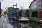 Rheinbahn Tw 2213
Linie 701, DOME/Am Hülserhof
Segmentwertbung  UNIPER 
Düsseldorf, Schlesische Straße
19.12.2024