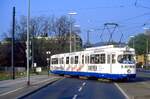 Düsseldorf 2858, Düsseldorf 2655, Grafenberger Allee, Schlüterstraße, 30.03.1991.
