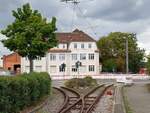 Die Wendeschleife an der Haltestelle Grubenstrae in Erfurt am 31.08.2023.