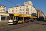 EVAG 650 als Linie 1 (Rieth - Thüringenhalle), am 20.04.2014 am Hauptbahnhof.