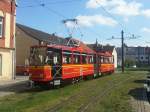 EVAG 512 am 21.04.2014 abgestellt in Wendeschleife am Domplatz. Er war an dem Tag für Stadtrundfahrten im Einsatz.