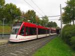 EVAG 713 + 721 als Linie 4 (Wiesenhgel - Bindersleben), am 04.09.2014 an der Haltestelle Abzweig Wiesenhgel.