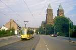 Essen 1158, Bergeborbeck Germaniastraße, 10.09.1985.
