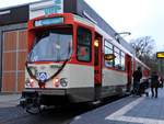 VGF Düwag Pt-Wagen 148 als Nikolaus Express am 09.12.17 in Frankfurt am Main Schwanheim