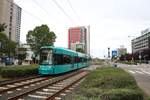 VGF Bombardier Flexity Classic S-Wagen 229 am 11.08.19 in Frankfurt Niederrad