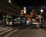 VGF Bombardier Flexity Classic S-Wagen 245 am 23.01.21 in Frankfurt am Main Paulskirche/Römer