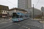 VGF Bombardier Flexity Classic S-Wagen 272 am 10.04.21 in Frankfurt am Main