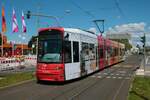 VGF Bombardier Flexity Classic S Wagen 273 am 22.05.21 in Frankfurt am Main