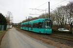 VGF Bombardier Flexity Classis S-Wagen 273 am 18.12.21 in Frankfurt am Main