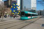 VGF Bombardier Flexity Classic S-Wagen 212 am 12.03.22 in Frankfurt