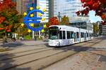 VGF Bombardier Flexity Classic S Wagen 272 am 27.10.23 in Frankfurt am Main