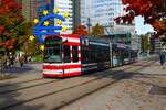 VGF Bombardier Flexity Classic S Wagen 265 am 27.10.23 in Frankfurt am Main