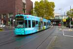 VGF Bombardier Flexity Classic S Wagen 273 am 27.10.23 in Frankfurt am Main