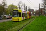 VGF Bombardier Flexity Classic S Wagen 217 am 30.03.24 in Frankfurt am Main