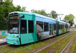 VGF Bombardier Flexity Classic S-Wagen 255 am 25.05.24 in Frankfurt am Main