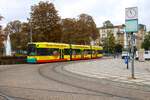 VGF Straßenbahn Frankfurt am Main Bombardier Flexity Classic S-Wagen 226 am 23.09.24