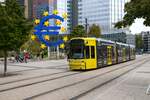 VGF Straßenbahn Frankfurt am Main Bombardier Flexity Classic S-Wagen 269 am 23.09.24