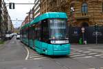 VGF Straßenbahn Frankfurt am Main Alstom Citadis SX05 T-Wagen 306 am 23.09.24